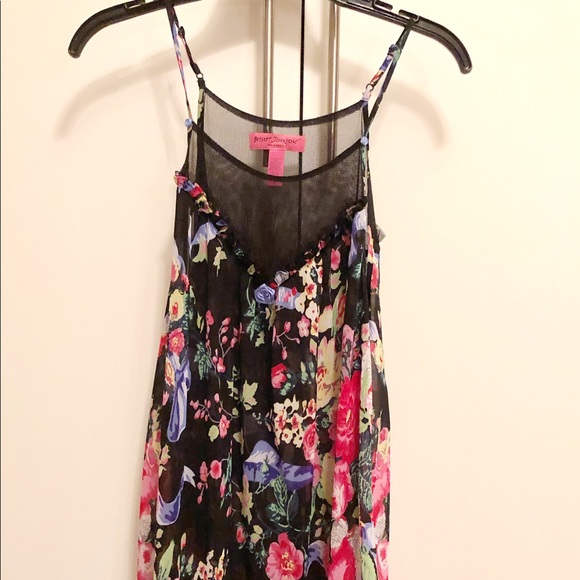 Betsey Johnson intimate floral wear/Summer top - Picture 2 of 4